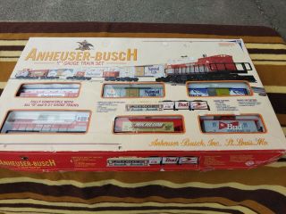 Vintage Anheuser Busch K - Line " O " Gauge Train Set