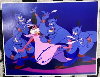 Robin Williams “Genie” Aladdin Disney - Signed 11x14 Photo Movie Still 2
