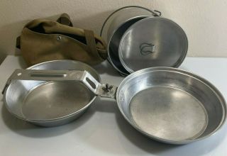 Vintage Official Boy Scout Cooking Set Mess Kit