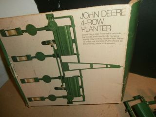 Vintage Ertl John Deere Die Cast Farm Toy 4 Row Planter 3
