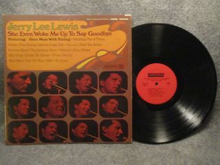 33 Rpm Lp Record Jerry Lee Lewis She Even Woke Me Up To Say Goodbye Srs 67128
