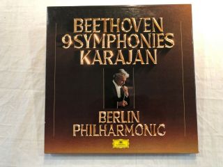 Dg 2740 172 Beethoven The Nine Symphonies / Karajan / Bpo 8 Lp Box