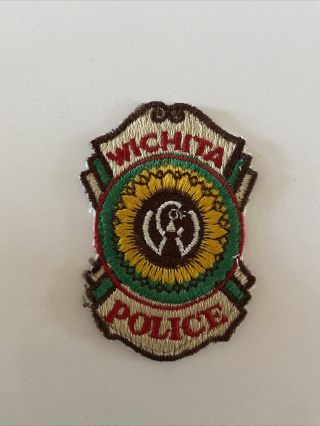 Wichita Kansa Police Shoulder Patch Uniform Shirt Authentic