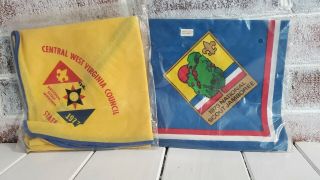 Vintage Bsa 1973/1977 National Boy Scout Jamboree Neckerchief -