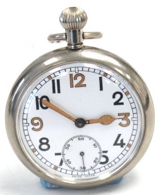 Vintage Swiss Made Gstp Ww2 Military Issued Mechanical Pocket Watch - Sb4