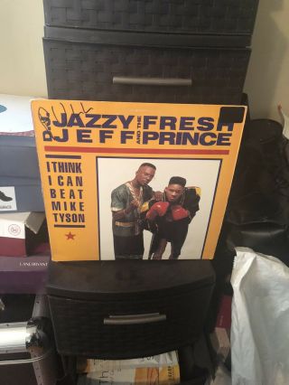 Dj Jazzy Jeff Fresh Prince I Think Can Beat Mike Tyson 12” Nm Hip Hop Vinyl 1989