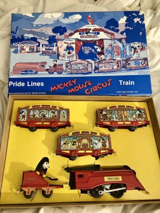 Rare 1930 Mickey Mouse Lionel Circus Train Set Electric Antique Pride Lines M