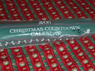 Avon Vintage 1987 Christmas Countdown Calendar Advent In