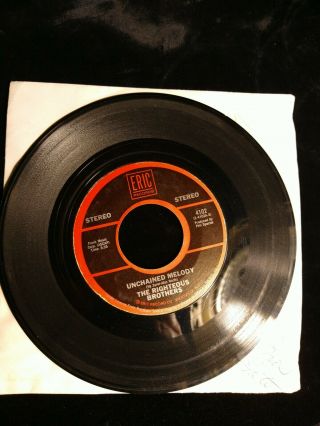 The Righteous Brothers - Unchained Melody/once In My Life - Eric Records 45