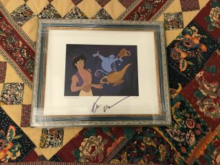 Aladdin - “three Wishes,  Comin Right Up “ Lithograph Signed By Robin Williams