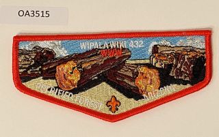 Boy Scout Oa 432 Wipala Wiki Lodge Petrified Forest Flap