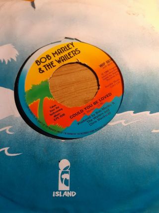 Bob Marley Could You Be Loved / One Drop Vg,  Cond Reggae 45 Playtested