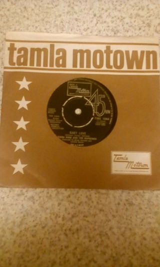 Diana Ross & The Supremes Baby Love Stop In The Name Of Love Tamla Motown 7 " Vg
