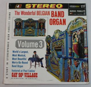 Paul Eakins ‎– The Wonderful Belgian Band Organ Volume 3,  Vinyl Lp