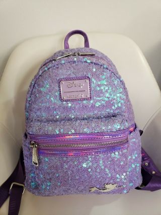 Disney Ariel Little Mermaid Sequin Loungefly Mini Backpack