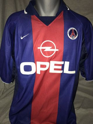 Paris St Germain Home Shirt 2000/01 Medium Rare And Vintage