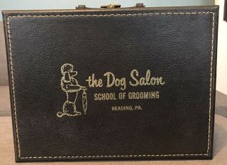 Vintage Dog Grooming Kit,  Dog Salon School,  Oster As,  Twinco,  And More