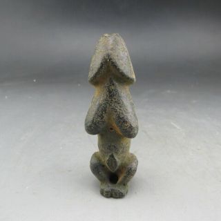 Chinese Jade,  Hongshan Culture,  Black Magnet,  Jade,  Apollo &penis,  Pendant F58