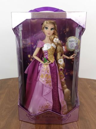 In Hand Disney Rapunzel Limited Edition 17inch Doll Tangled 10th Anniversary