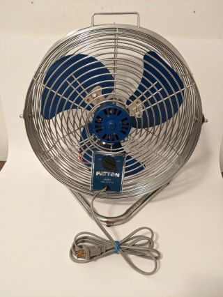 Vintage Patton High Velocity Air Circulator Fan 14 