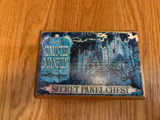 Vintage Walt Disney World,  The Haunted Mansion Secret Panel Chest.  Wooden Box