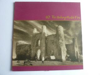 U2 The Unforgettable Fire Vinyl Lp U25