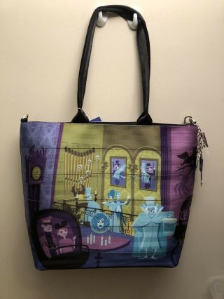 Harveys Seatbelt Bag Shag Disney Haunted Mansion 50th Anniversary Tote