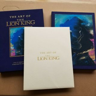 The ART of the LION KING Illustrated Signed Limited edition Simba Sericel w 2