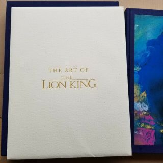 The ART of the LION KING Illustrated Signed Limited edition Simba Sericel w 5