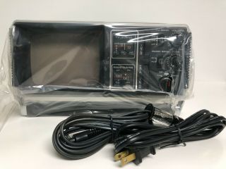 Vintage Unisonic Xl - 911b Portable Black/white Tv/am - Fm Radio,