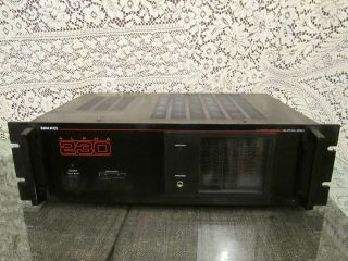 Nikko Alpha 230 Main Stereo Amplifier Vintage Power Amp Not