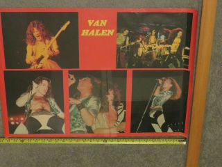 Very Rare Early Van Halen 1979 Vintage Music Poster