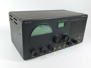 Hallicrafters S - 40b Vintage Ham Radio Tube Radio Receiver (looks Good, )