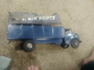 United States Air Force Transport Truck Marx Lumar Vintage 1950’s Pressed Steel