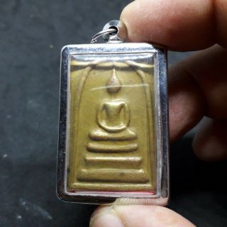 Phra Somdej Lp Toh Holy Spell Chin Banchon Thai Amulet Buddha Pendant Rare