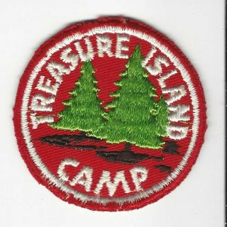 Boy Scout Vintage Treasure Island Camp C/e Pp Philadelphia Cncl