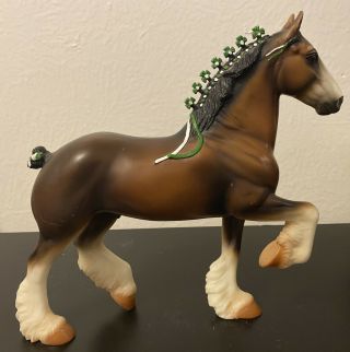 Peter Stone 1998 Trotting Drafter Clydesdale Signed Horse