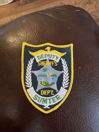 Vintage Sumter County Sheriff’s Department Florida Patch