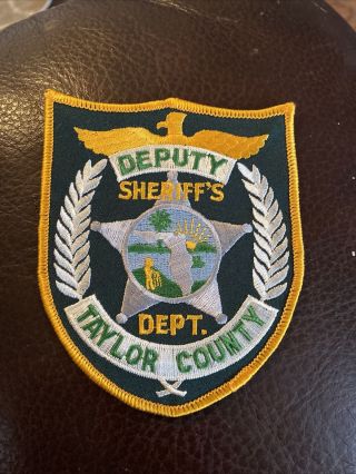 Vintage Taylor County Sheriff’s Department Florida Patch