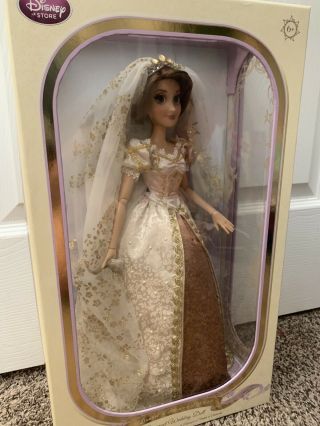 Disney Store Tangled Ever After Wedding Rapunzel Doll Limited Edition (1/8000)