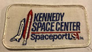 Vintage 1980’s Kennedy Space Center,  Spaceport Usa Patch,  2x4”
