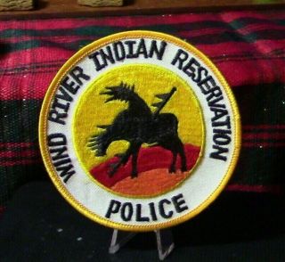 Patch Retired: Wind River Indian Reservation,  Fort Washakie,  Wy Police Patch