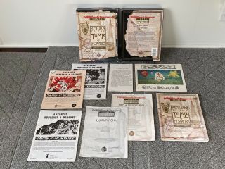 Vintage Tsr Ad&d Tomes Return To The Tomb Of Horrors Bruce Cordell Game Complete