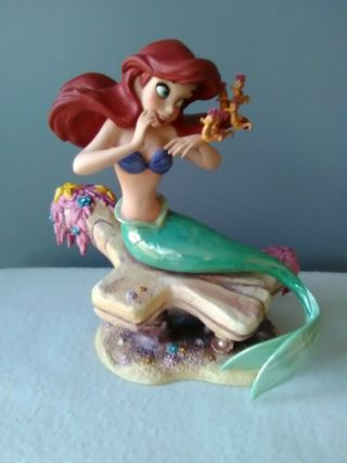 Wdcc Disney The Little Mermaid Seahorse Surprise Ariel W/ Box & C.  O.  A.  Mib
