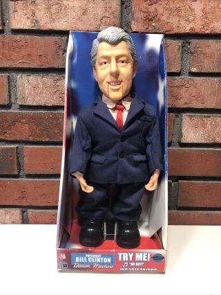 President Bill Clinton Singing Dancing Machine Figure Collectible Doll