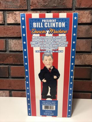 President Bill Clinton Singing Dancing Machine Figure Collectible Doll 3