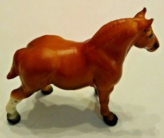 Vintage Breyer Stablemates Chestnut Draft Horse 5055 1976