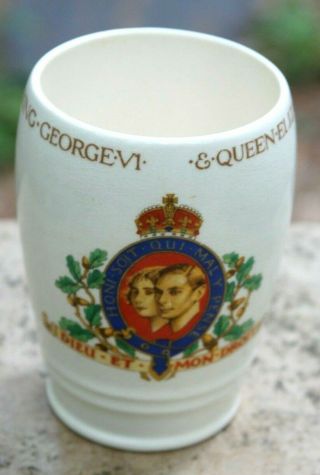 Coronation Cup For King George Vi - May,  1937 - England - Solian Ware