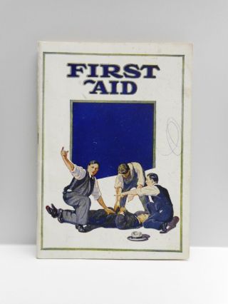 Vintage - Firts Aid Booklet - The Prudential Insurance Company Of America 1929