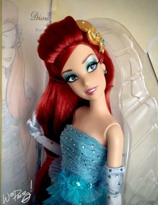 2011 Limited Edition Le Disney Designer Princess Ariel Fashion Gown Doll